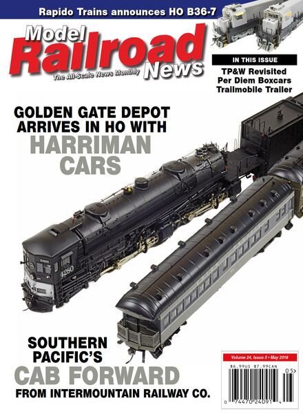 Model Railroad News – June 2018 Cover
