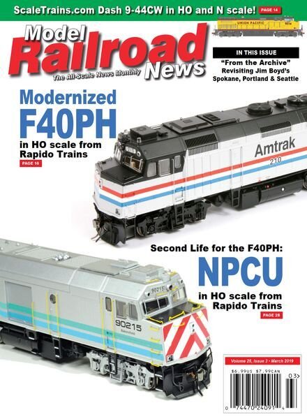 Model Railroad News – March 2019 Cover