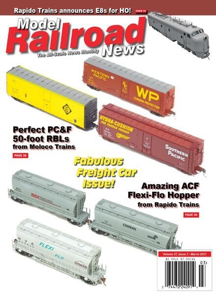 Model Railroad News – March 2021 Cover