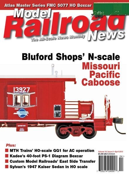 Model Railroad News – May 2013 Cover
