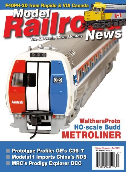 Model Railroad News – May 2014 Cover