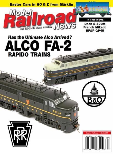 Model Railroad News – May 2018 Cover