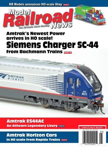 Model Railroad News – May 2021 Cover