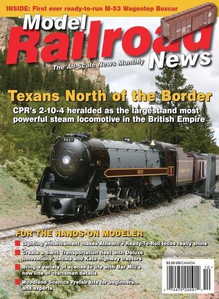 Model Railroad News – November 2011 Cover