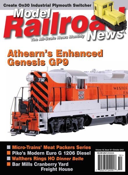 Model Railroad News – November 2012 Cover