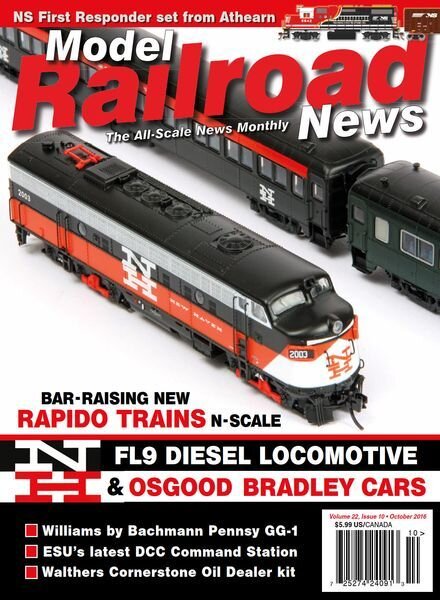 Model Railroad News – November 2016 Cover