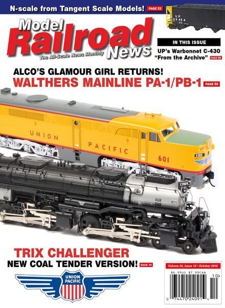 Model Railroad News – November 2018 Cover