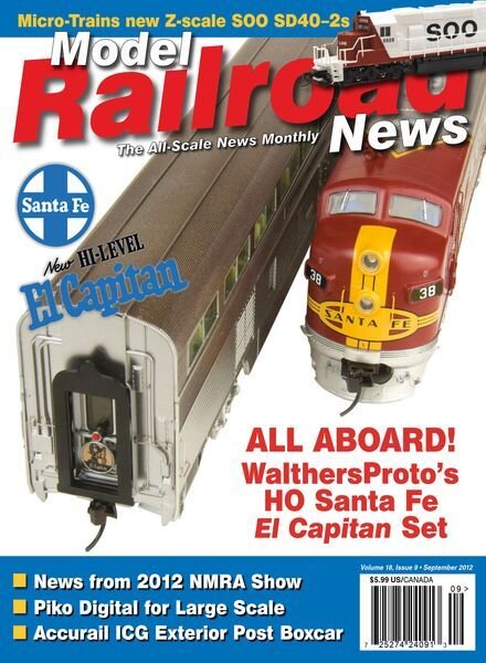 Model Railroad News – October 2012 Cover