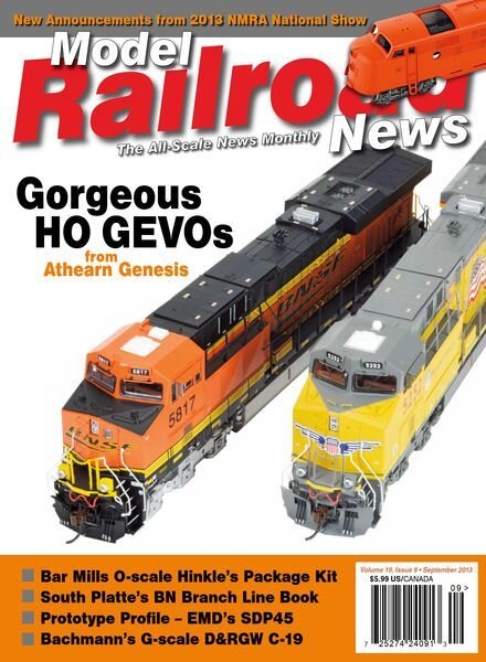 Model Railroad News – October 2013 Cover