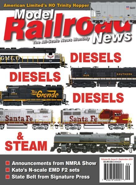 Model Railroad News – October 2014 Cover