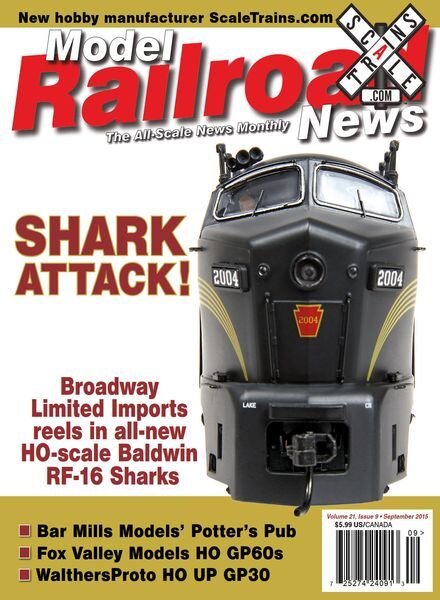 Model Railroad News – October 2015 Cover