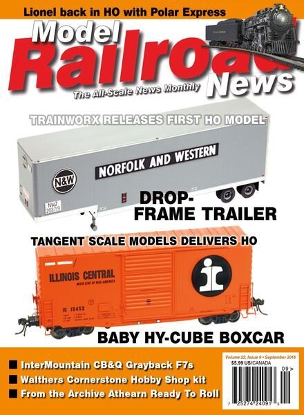 Model Railroad News – October 2016 Cover