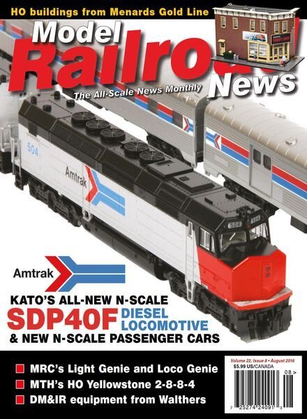 Model Railroad News – September 2016 Cover