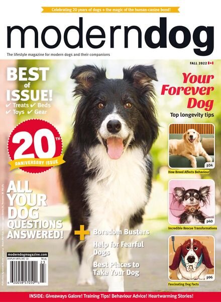 Modern Dog Canada – August 2022 Cover