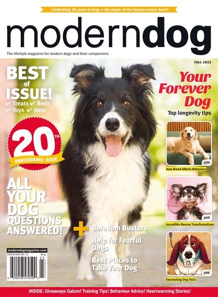 Modern Dog USA – August 2022 Cover