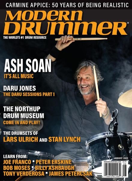 Modern Drummer Magazine – August 2022 Cover