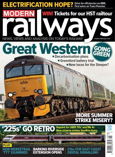 Modern Railways – August 2022 Cover