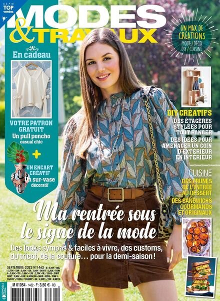 Modes et travaux – aout 2022 Cover