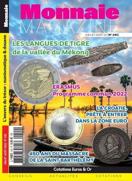 Monnaie Magazine – juillet 2022 Cover