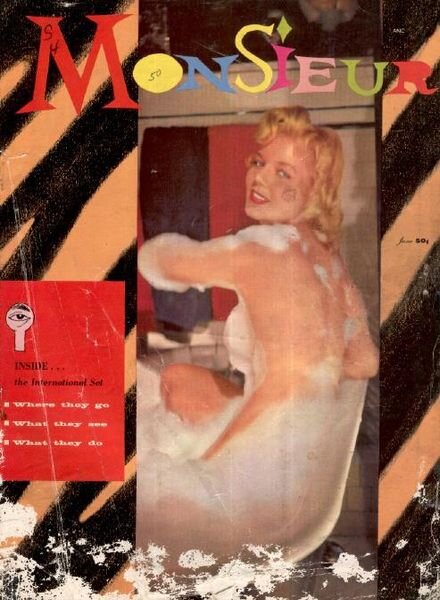 Monsieur – Vol 1 n. 2 6-1957 Cover