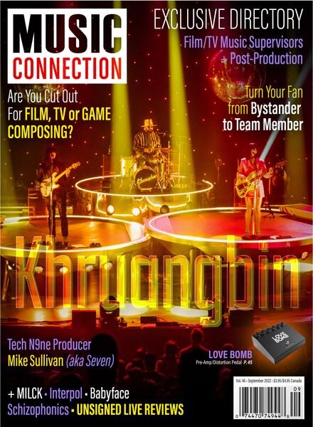 Music Connection – September 2022 Cover