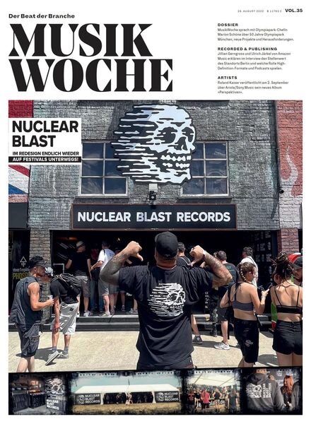 MusikWoche – 29 August 2022 Cover