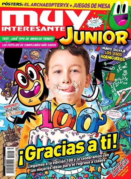 Muy Interesante Junior Mexico – agosto 2022 Cover