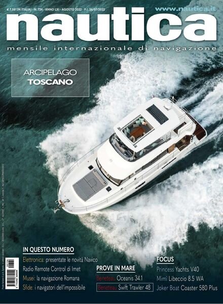 Nautica – agosto 2022 Cover
