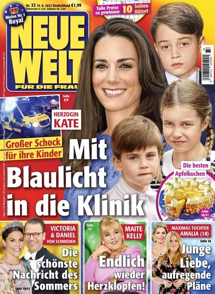 Neue Welt – 10 August 2022 Cover