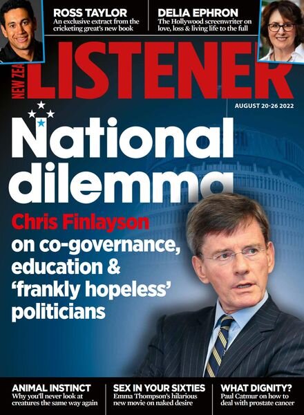 New Zealand Listener – August 20 2022 Cover