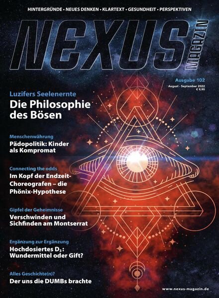 Nexus Magazin – August-September 2022 Cover