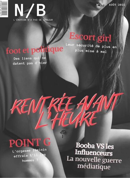 Noir et Blanc – aout 2022 Cover