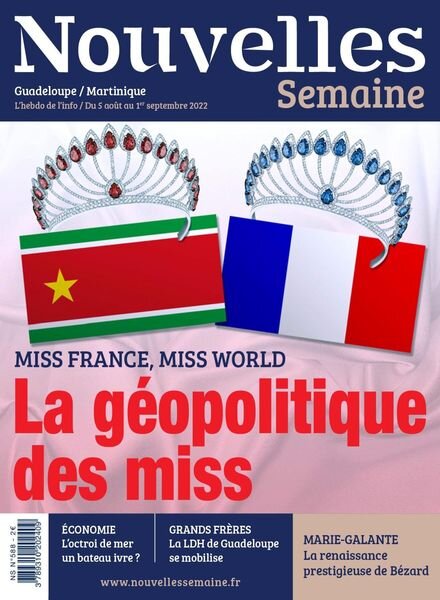 Nouvelles Semaine – 05 aout 2022 Cover
