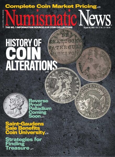 Numismatic News – August 30 2022 Cover