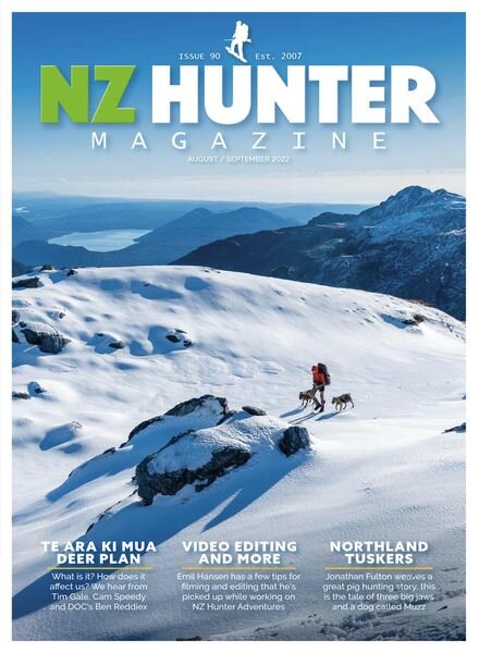 NZ Hunter – August 2022 Cover