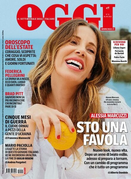 Oggi – 04 agosto 2022 Cover