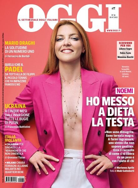 Oggi – 28 luglio 2022 Cover
