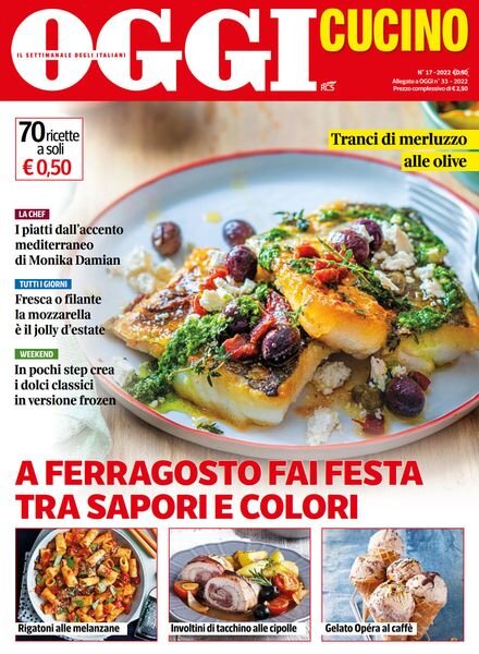 Oggi Cucino – agosto 2022 Cover