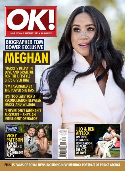 OK! Magazine UK – Issue 1350 – 1 August 2022 Cover