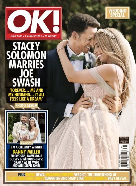 OK! Magazine UK – Issue 1351 – 8 August 2022 Cover