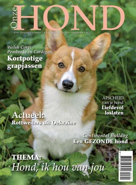 Onze Hond – augustus 2022 Cover