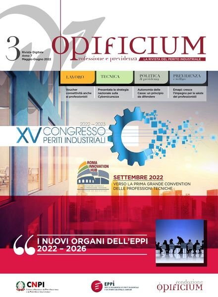 Opificium – Maggio-Giugno 2022 Cover