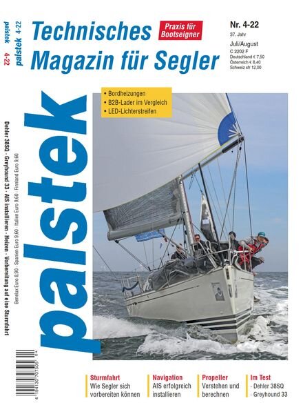 Palstek – Juli-August 2022 Cover