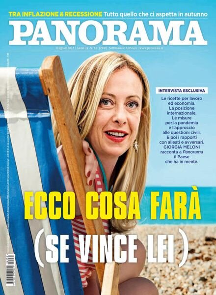 Panorama Italia – 10 agosto 2022 Cover