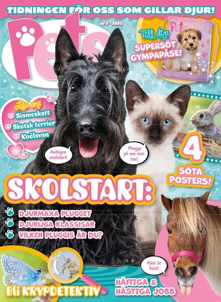 Pets Sverige – augusti 2022 Cover