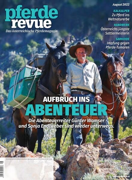 Pferderevue – August 2022 Cover