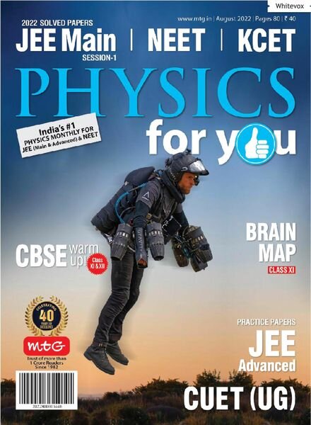Physics For You – August 2022 Cover