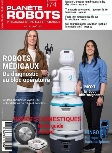 Planete Robots – Juillet-Aout 2022 Cover