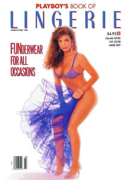 Playboy’s Book of Lingerie – March 1989 Cover