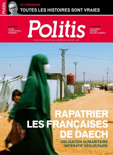 Politis – 25 Aout 2022 Cover